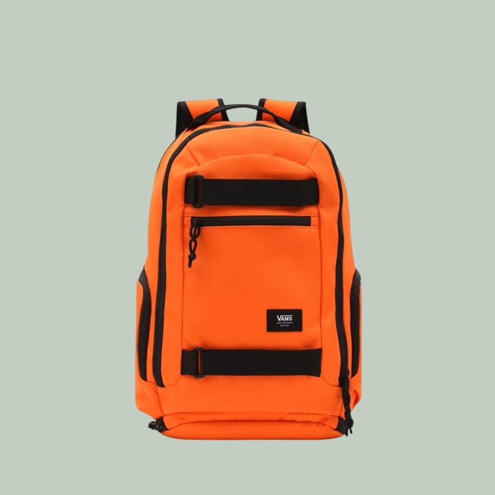Vans Obstacle Skatepack Backpack Orange Cordura Skateboard Streetwear UNISEX NEW